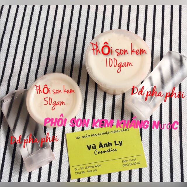 PHÔI SON KEM MÀU KHÁNG NƯỚC
