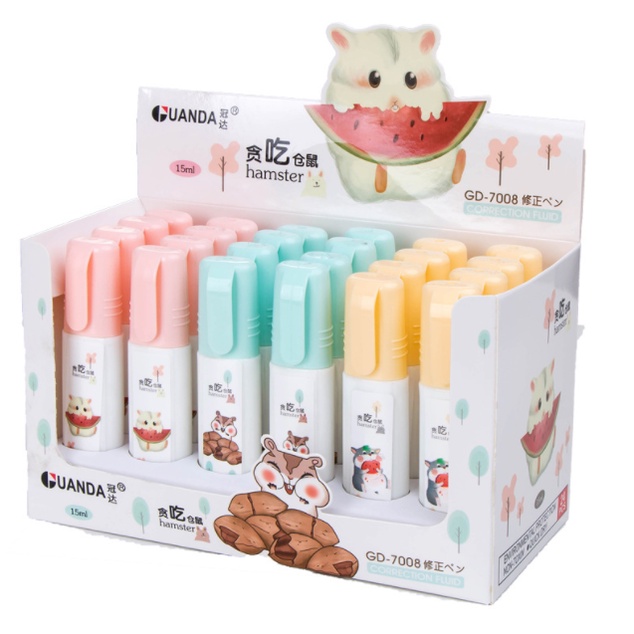 Bút xoá nước, bút xoá cute 15ml nhiều mẫu dễ thương Molangshop