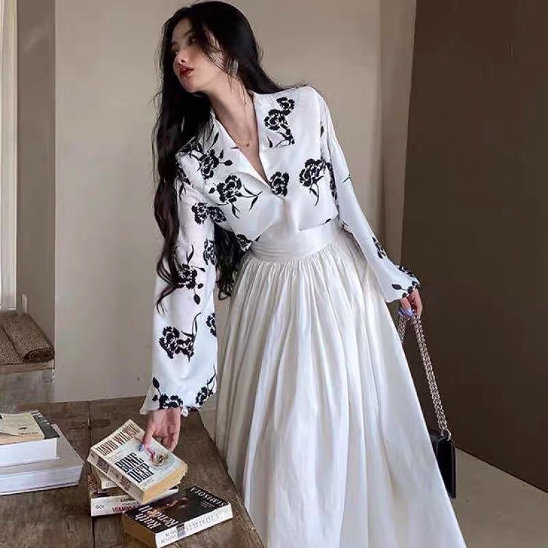 Set bộ sơ mi thanh lịch cho quý cô