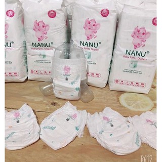 bỉm sơ sinh💖 FREESHIP 💖50 miếng bỉm quần Nanu baby  size M,L,XL,2XL, 3XL - Bỉm xuất nhật
