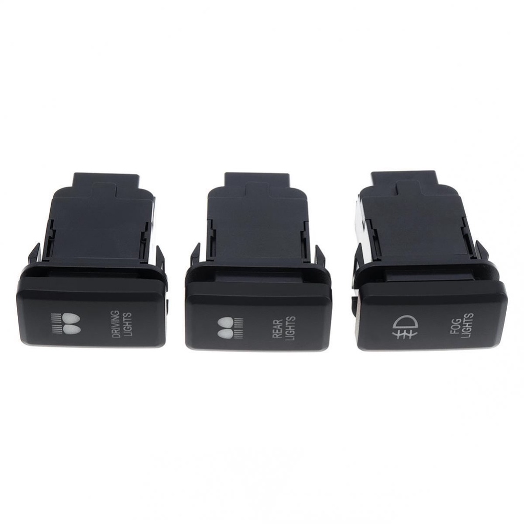 Công Tắc Nút Nhấn Tắt / Mở Đèn Nền Xanh Dương 12V Tương Thích Với Toyota Hilux / Prado 120