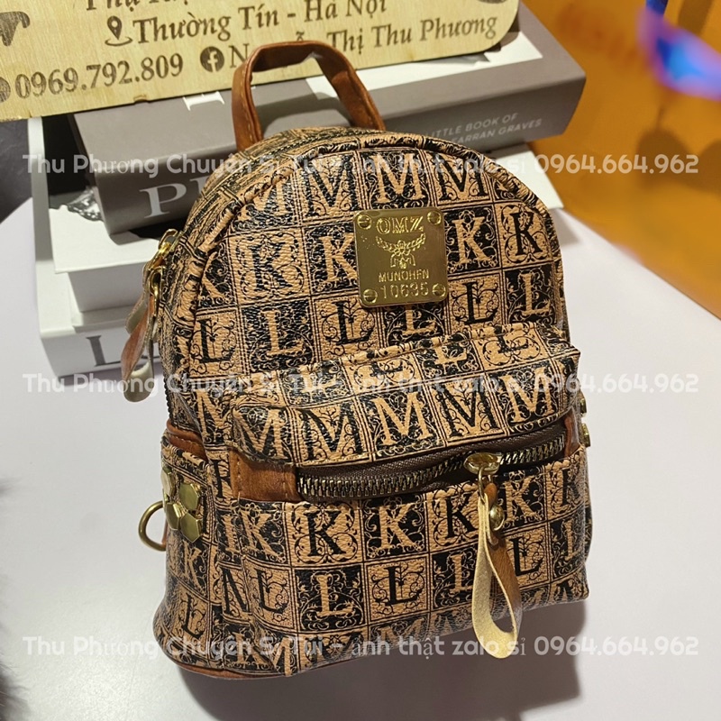 Balo da mini nữ thời trang du lịch đi chơi phong cách hàn quốc dễ thương hoạ tiết chữ sắc nét (ảnh thật shop chụp)