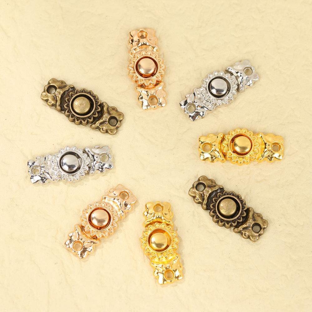 Set 4 Khóa Thắt Lưng 15mm Bằng Kim Loại Dành Cho Búp Bê
