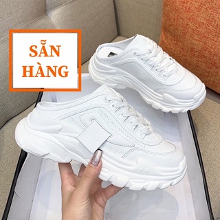 Giày sục nữ thể thao đế cao FlIA chất sịn , giày đạp gót nữ đế độn siêu xinh