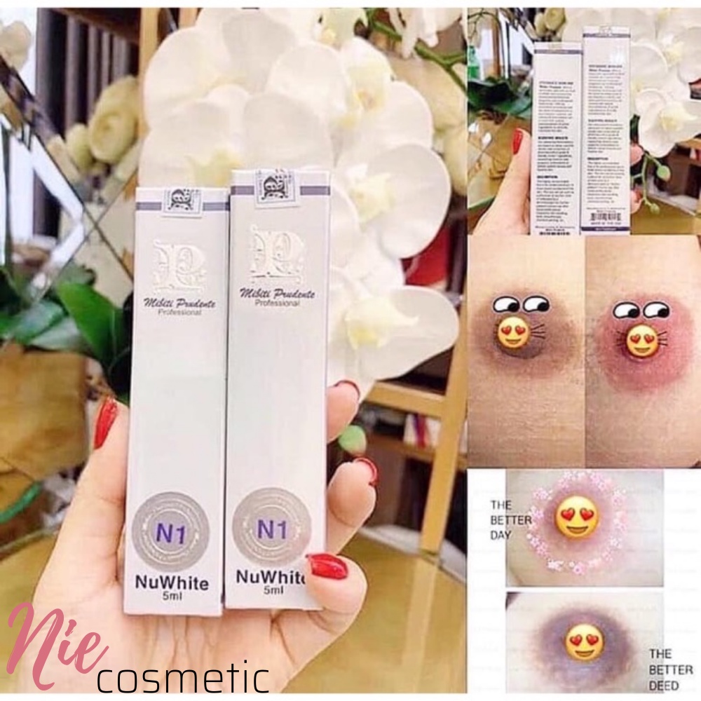Kem Hồng Nhũ Hoa NUWHITE N1 MIBITI PRUDENTE-Làm Hồng Chỉ Trong 5 Ngày