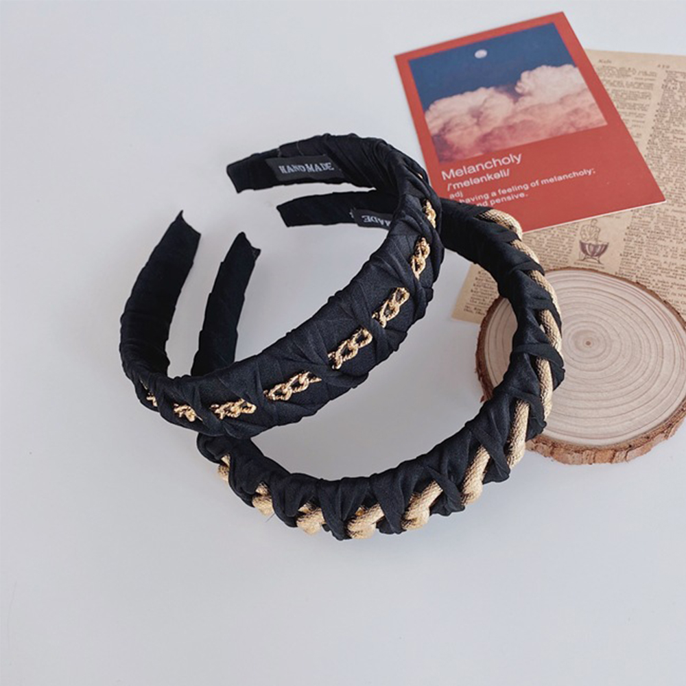 Cài tóc phối chuỗi xích thời trang dành cho nữ