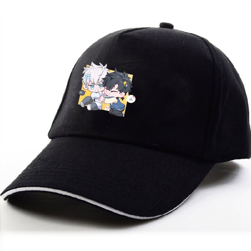 Mũ lưỡi trai in hình Người đại diện thời gian xinh xắn thời trang phong cách anime chibi cá tính