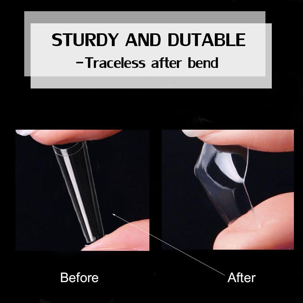Bộ Móng Tay Giả Chất Liệu ABS Trong Suốt Siêu Dài 12 Kích Cỡ Khác Nhau Ốp