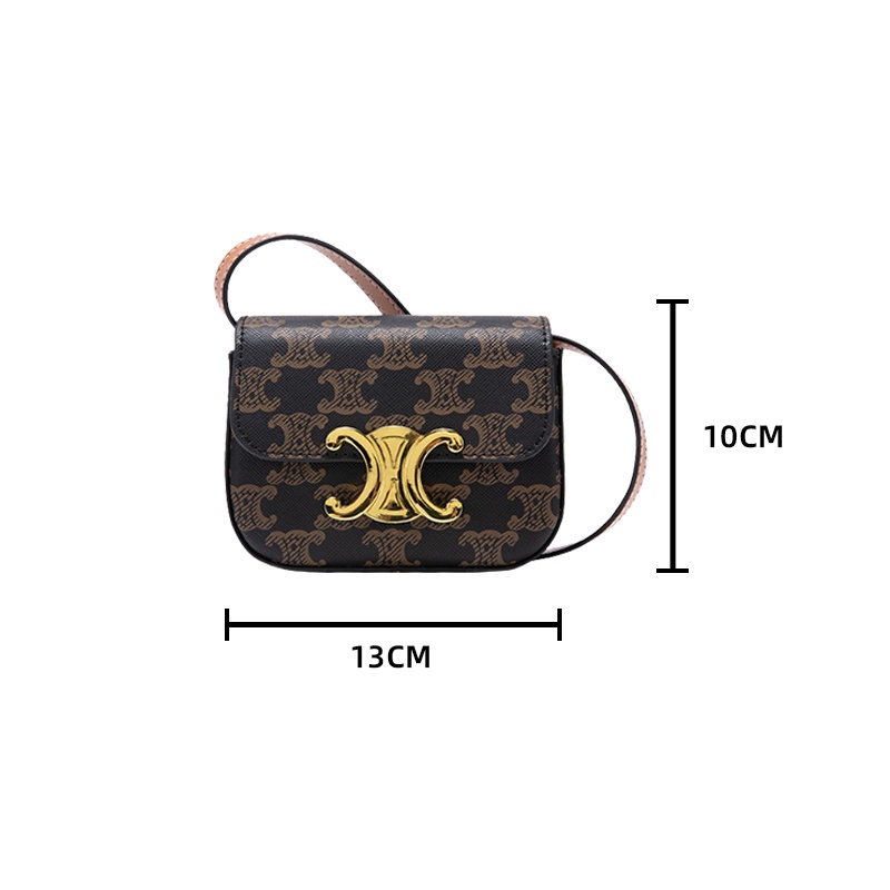 Túi đeo chéo nữ mini vintage túi hộp vuông nhỏ túi đeo vai