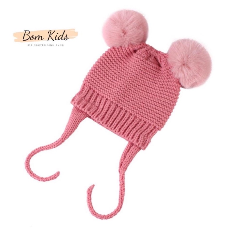MŨ LEN GIỮ ẤM CHO BÉ