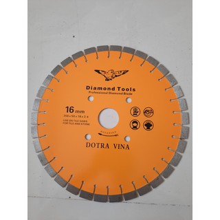 Lưỡi cắt đá xanh rêu, đá granite 350 Dotra Đại bàng