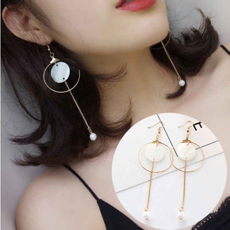 Bông tai tua rua bông tai hàn quốc khuyên tai tiểu thư phong cách Hàn Quốc xinh xắn dễ thương thời trang