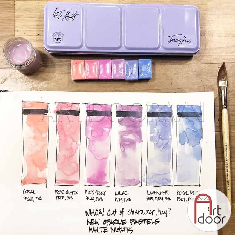 [ARTDOOR] Màu nước WHITE NIGHTS Pastel dạng nén