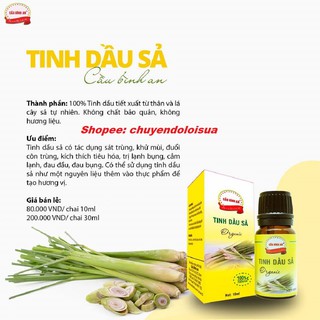 TINH DẦU SẢ CẦU BÌNH AN CHAI 10ML