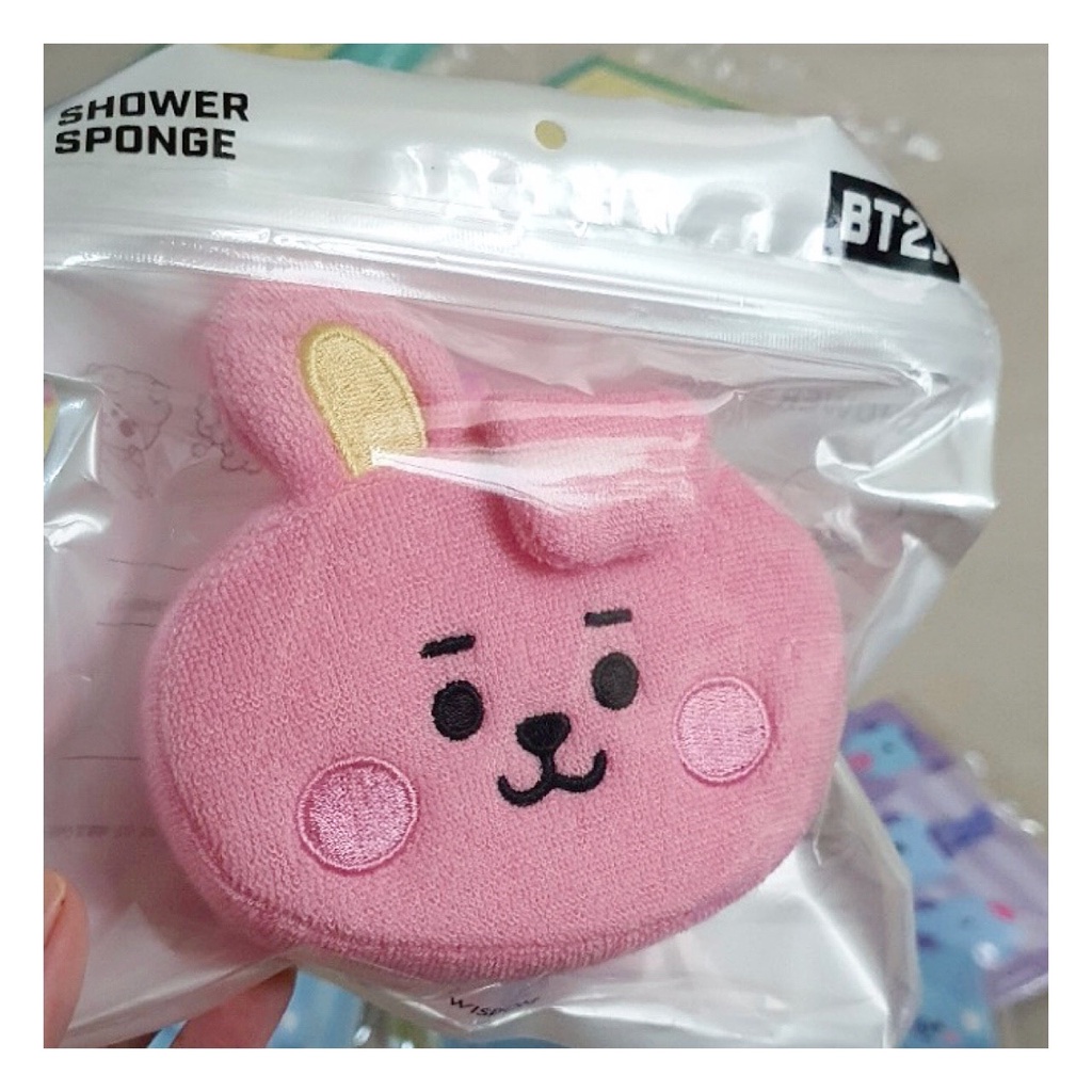 BÔNG TẮM TẠO BỌT BIỂN BT21 BABY BOWL SHOWER SPONGE BATH Beens Company