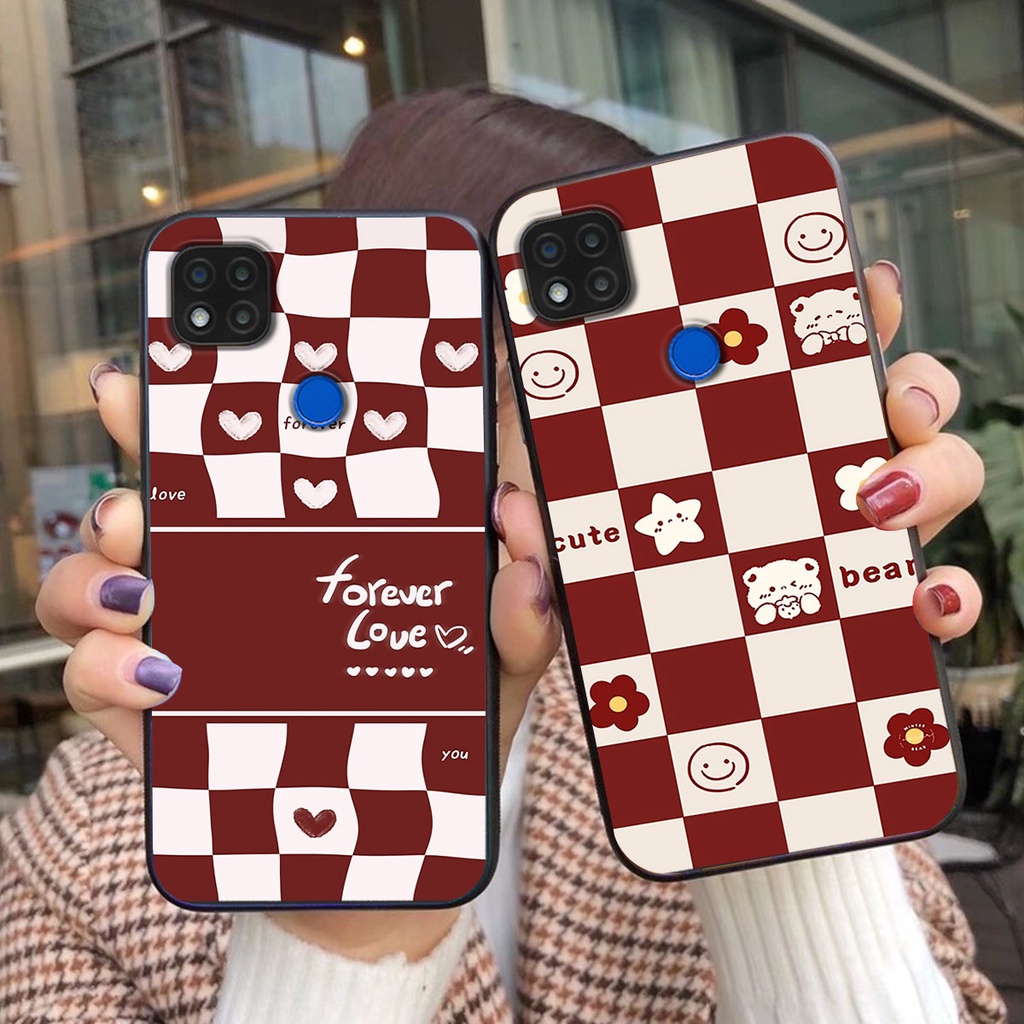 Ốp lưng Xiaomi Redmi 9C màu hồng dễ thương