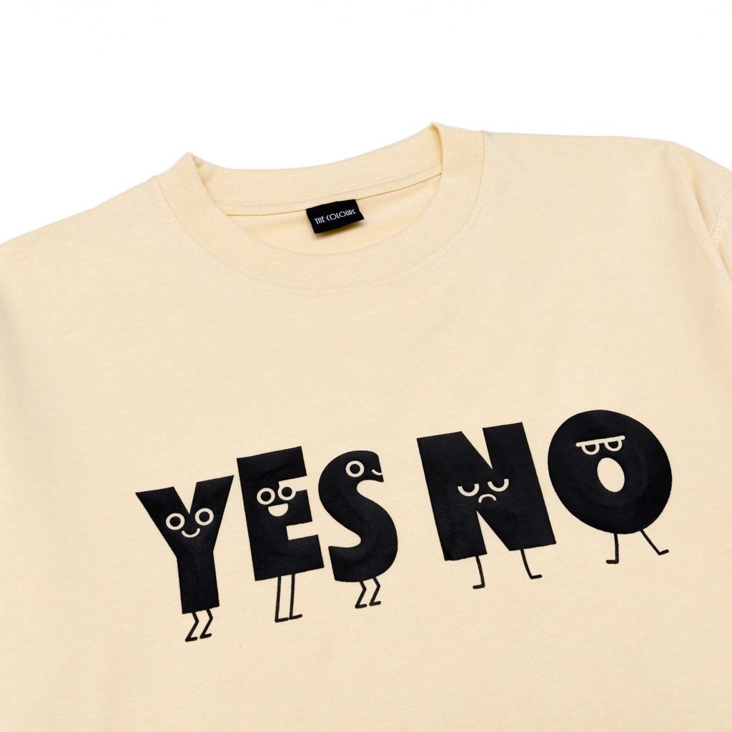Áo thun nam nữ YES/NO local,phom Unisex The Colours Premium Basic Tee, chất cotton 2c cực thoáng mát,thoải mái,năng động