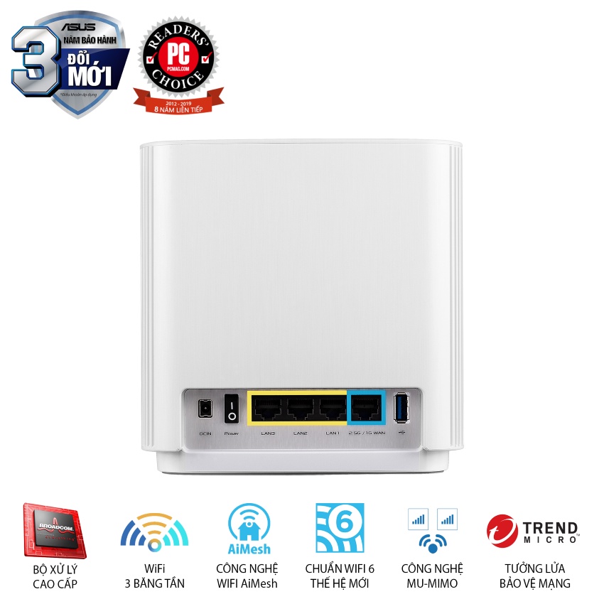 Bộ Mesh Wifi ASUS XT8 chính hãng