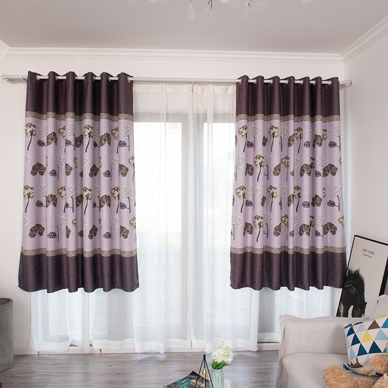 Rèm Cửa Hình Lá Sen Kích Thước 200x100cm