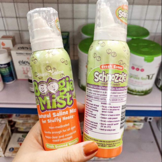 Xịt mũi hương nho Boogie Mist 89ml