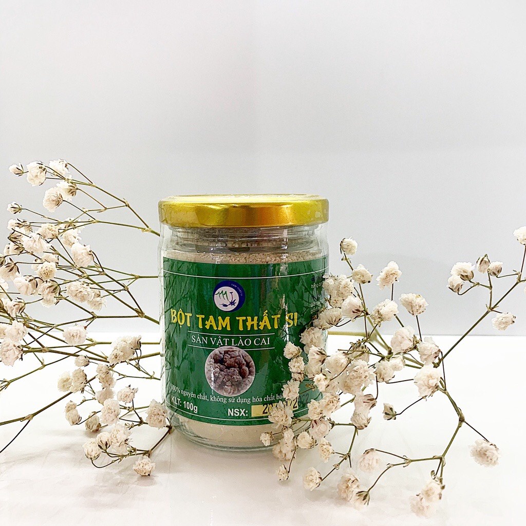 Bột Tam Thất SI 100g nguyên chất - Tinh hoa Lào Cai