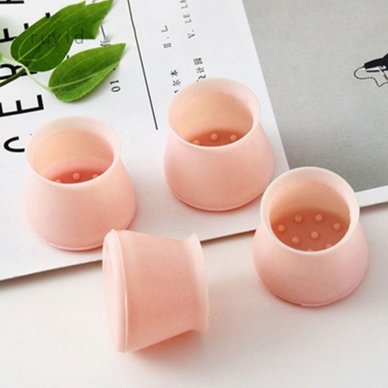 Set 4 Đế Silicone Bọc Chân Bàn Ghế Nội Thất