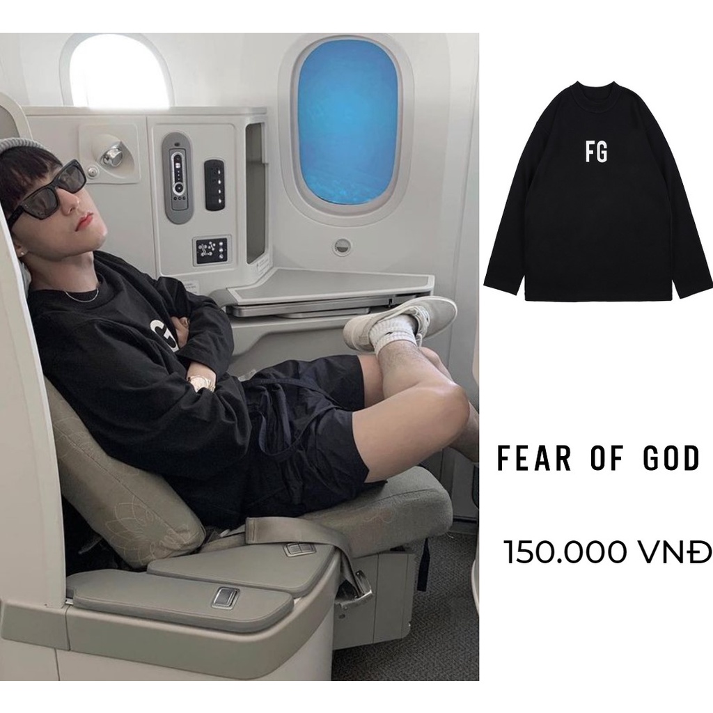 Áo FG dài tay đen trắng