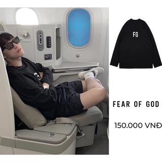 [ ẢNH THẬT + CÓ TAG SAU LƯNG ] Áo FG dài tay đen trắng