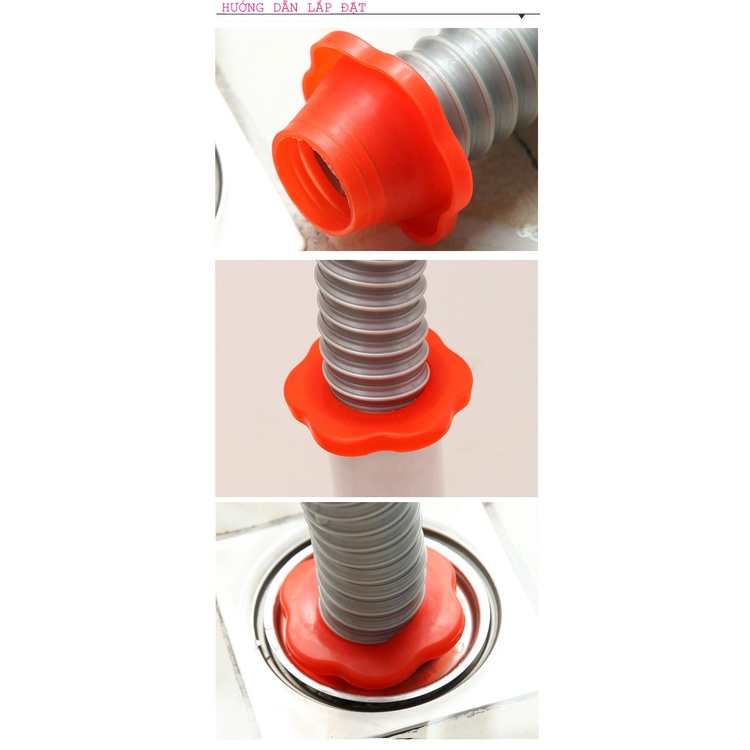 Miệng Tiếp Nối Vòi Xả Máy Giặt, Bịt Ống Cống Chống, Nước Chảy Tràn, Ngăn Mùi, bằng cao su silicon cao cấp.