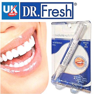 Bút Tẩy Trắng Răng Trắng 2 tông chỉ trong 1 tuần DR FRESH absolute white Whitening Gel Pen UK (giá rể)