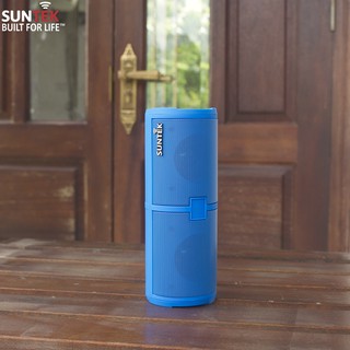 Loa Bluetooth SUNTEK S10 (Xanh) + Tặng củ sạc USB