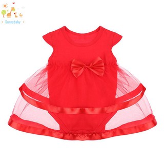 Váy có thắt nơ dễ thương cho bé gái sơ sinh