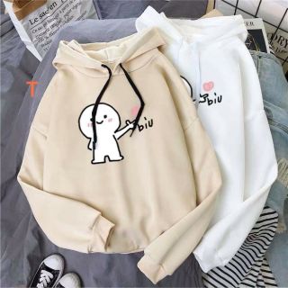 Hoodie búng tim Biu_Trj
