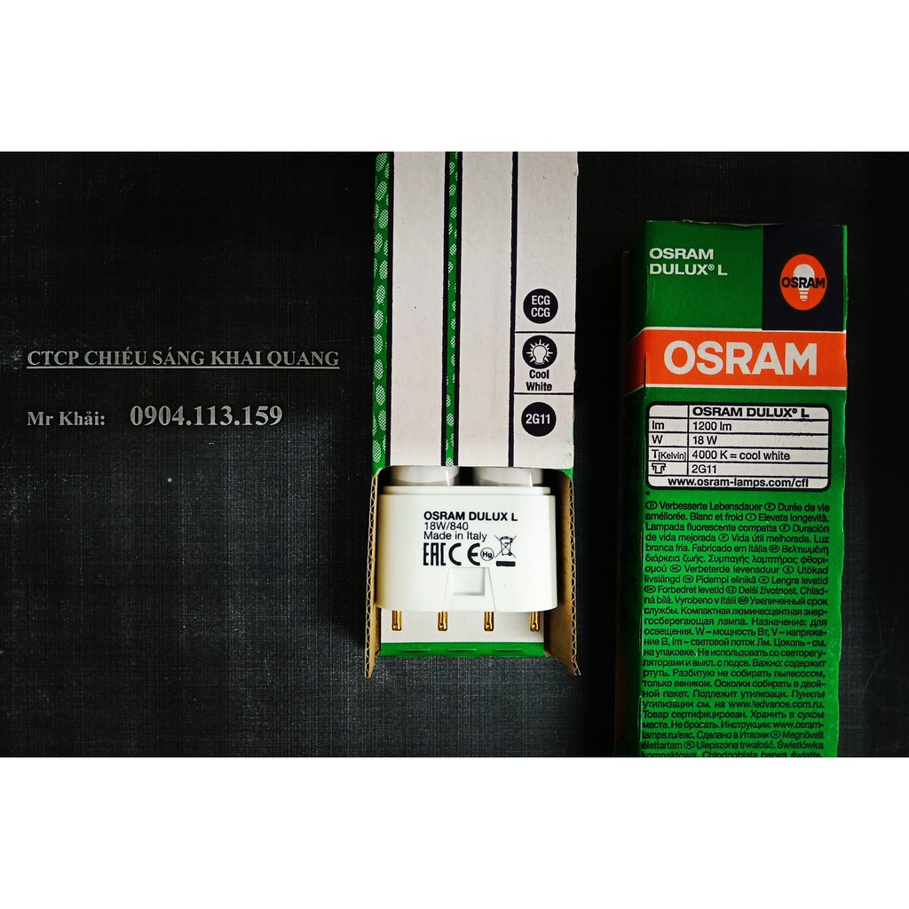 Bóng đèn Osram Dulux L 18W/840 Made in Italy