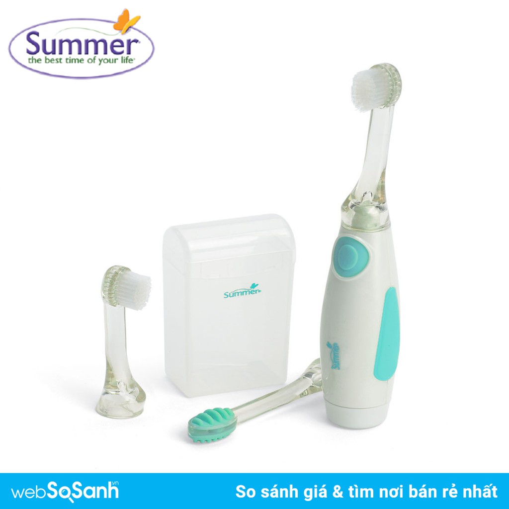 Bàn chải rung Summer Infant SM14504 (Trắng xanh)