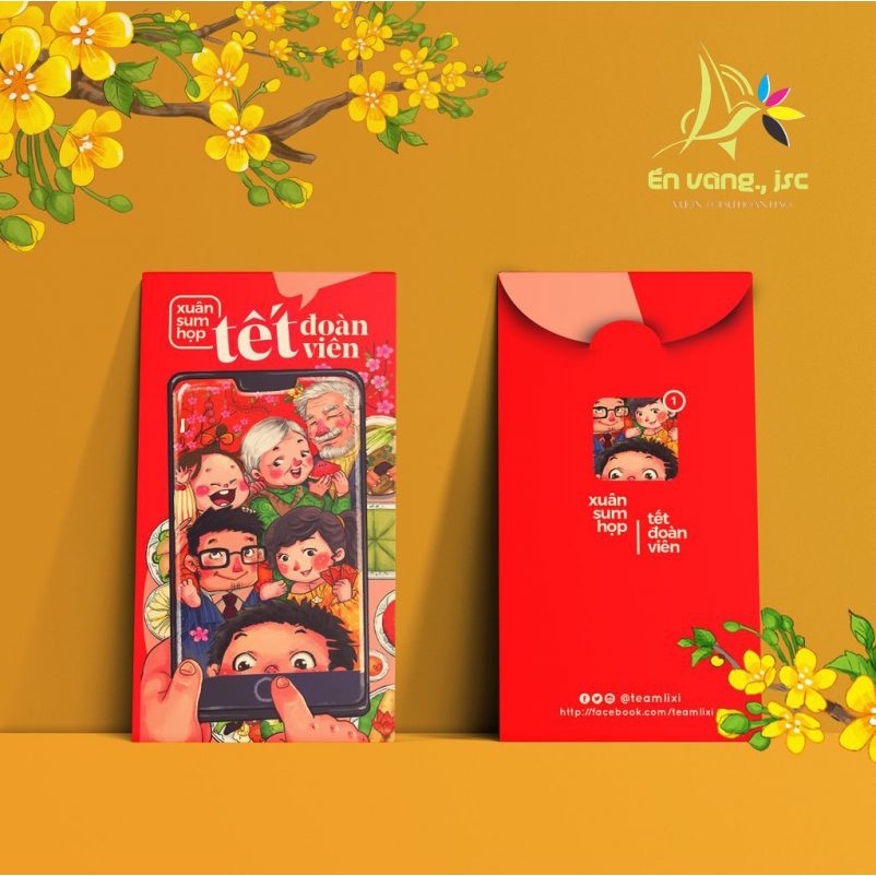 10 Bao Lì Xì Tết ( Ngẫu Nhiên) Siêu đẹp, giấy dày, hình siêu cute