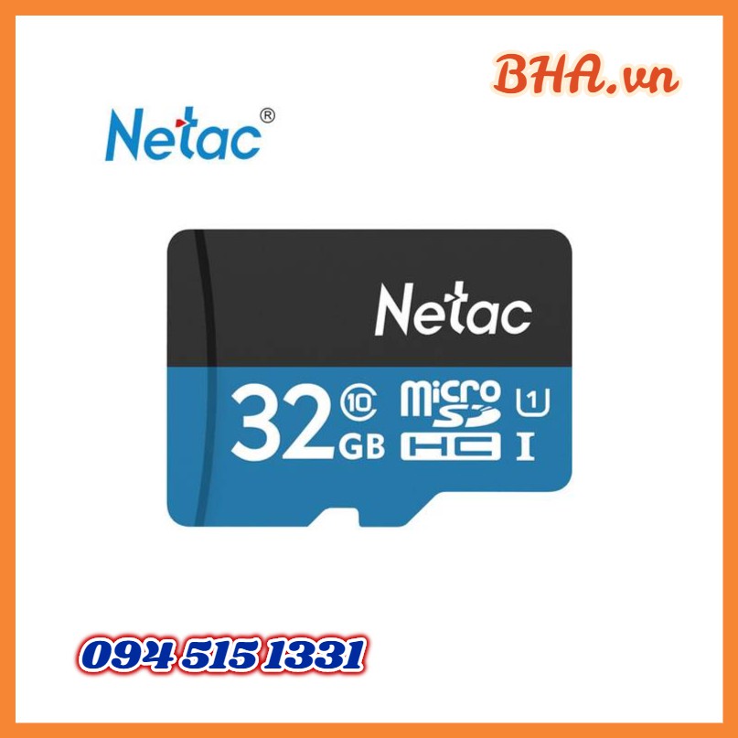 Thẻ nhớ Netac 32GB Class10 chuyên dụng camera
