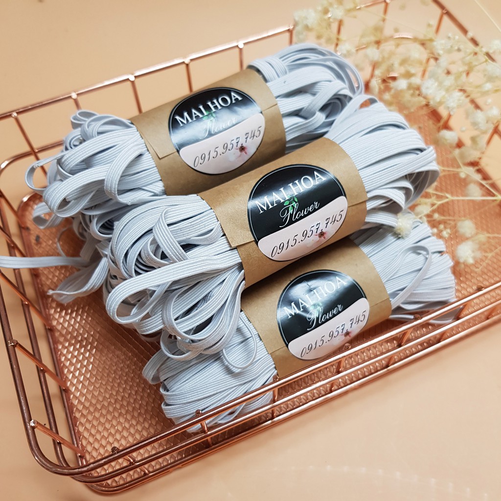 20 mét dây thun quần 0.5cm chun may quần áo sợi đanh dai co giãn tốt Maihoaflower