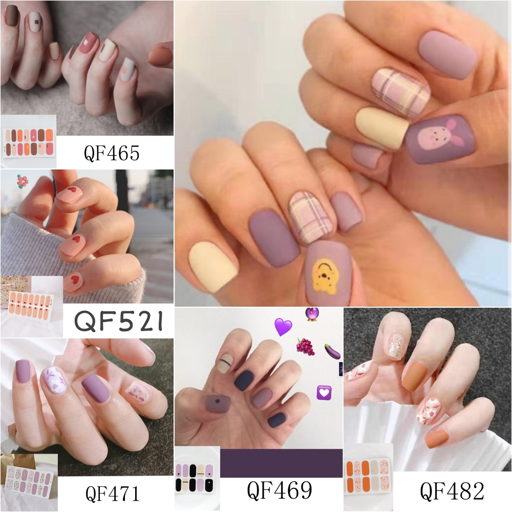 [Hàng mới về] Hình dán trang trí móng tay chống thấm nước hình hoạt hình