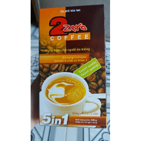 (ống)Cà phê sữa hòa tan Collagen 2zezo isomalt