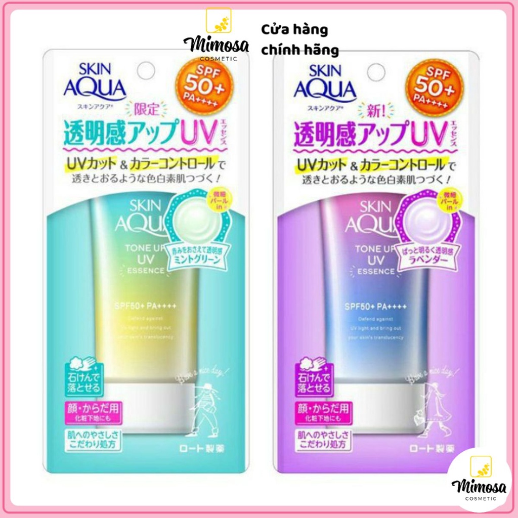 Kem chống nắng nâng tone Skin Aqua Tone Up UV Essence SPF50+ PA++++ 80g