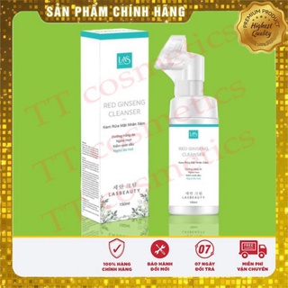 [100% Chính Hãng] kem rửa mặt nhân sâm las beauty có đầu cọ cực tiện lợi  date mới