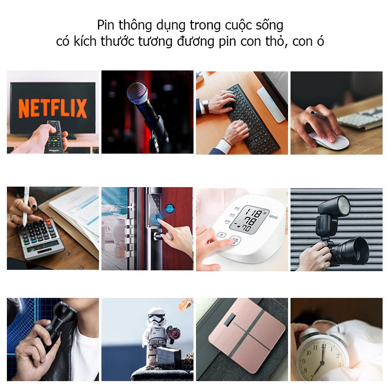 Pin sạc AA loại tốt dung lượng thực 1200mAh chính hãng Beston