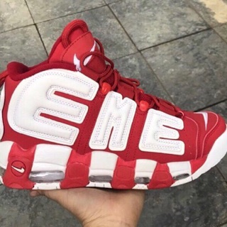Sneaker Air more Uptempo Đỏ Trắng