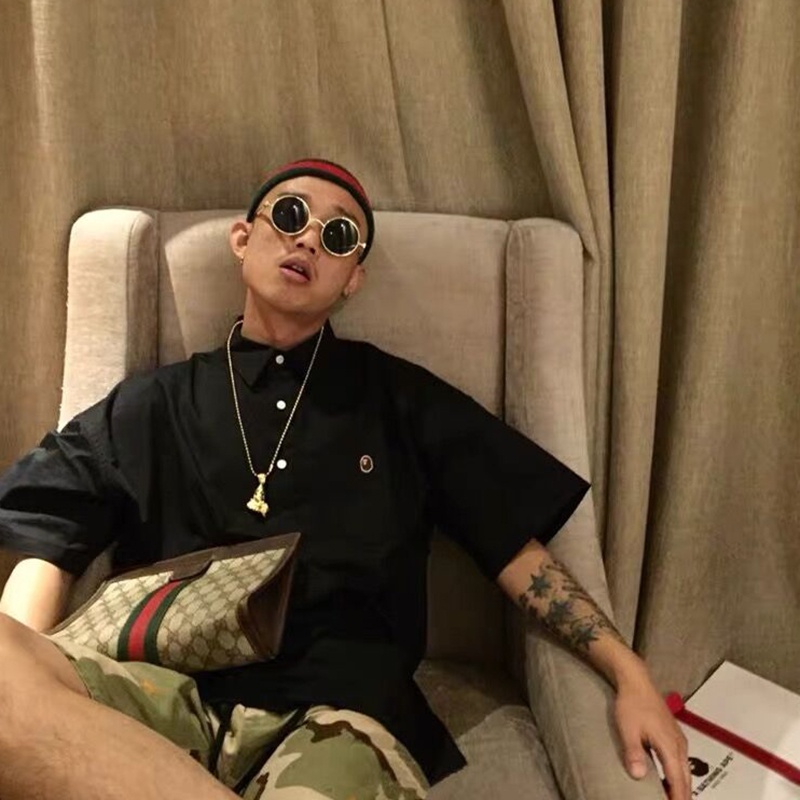 Kính mát nam nữ thầy bói mắt tròn đẹp gọng kiếng râm đen chuẩn UV380nm ( TẶNG KÈM HỘP VÀ KHĂN) | BigBuy360 - bigbuy360.vn