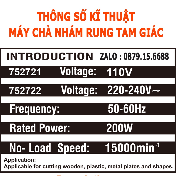 Máy chà nhám gỗ, sơn xe, dòng cầm tay mini, hình tam giác