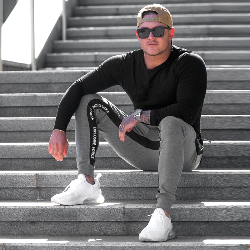 Quần Thể Thao Cotton Thoải Mái Ôm Dáng Cho Nam