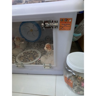 Mặt lưới thêm cho thùng nhựa ( mặt lưới,mica,chốt khoá )