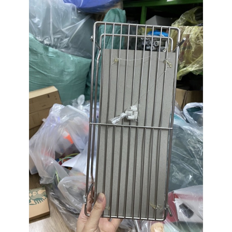 KỆ ĐỰNG ĐỒ INOX 304 NHÀ TẮM NHÀ BẾP CHỮ NHẬT SIÊU DÀY ĐẸP VÍT HOẶC DÁN TƯỜNG