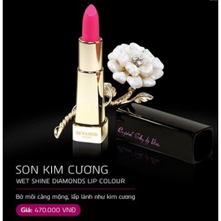 Son kim cương Tenamyd Wet Shine Diamonds Lip Colour